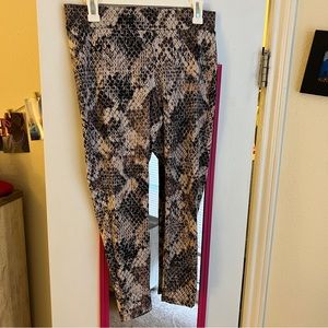 Torrid snakeskin liquid leggings, size 0. NWOT